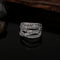 Vintage Rhinestone Multilayers Cross Finger Ring Creative Alloy Women Jewelry