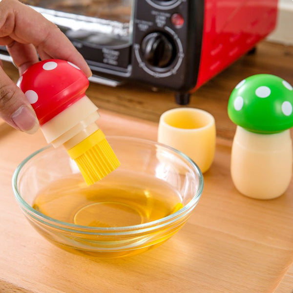 Silicone Pastry Brush Mushroom Shape Oil Brush Baking BBQ Brush Cake Bread Oil Cream Cooking Tools