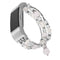 Womens Beaded Elastic Stretch Wristwatch Band Strap Bracelet for Fitbit Charge 2
