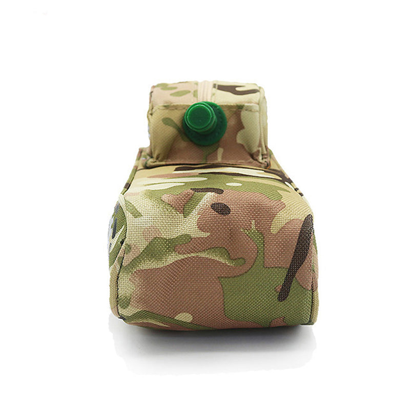 Large Capacity Creative Camouflage Tank Shape Stationery Organizer Zipper Pen Pencil Bag Anti-theft Pencil Case Gifts School Students Supplies