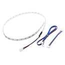 12v Black/24v White 3D Printer RGB 5050 Waterproof LED Strip Light with Cable for Lerdge Board