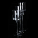 3Pcs Elegant Tea Light Glass Candle Holders Wedding Table Party Centerpiece