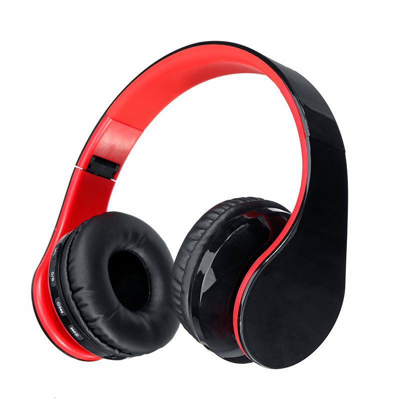 Foldable bluetooth 5.0 Wireless Stereo Headphone Noise Cancelling Handsfree Headset With HD Mic
