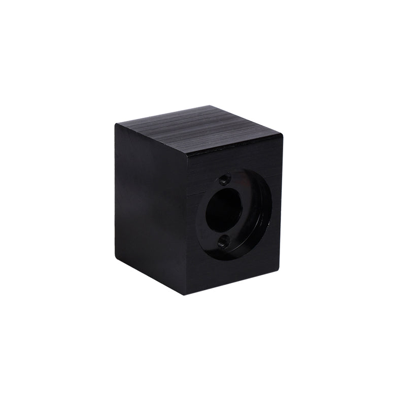 Black Aluminum Alloy T8 Nut Housing Bracket with 2Pcs Screws for 3D Pritner Lead Screw