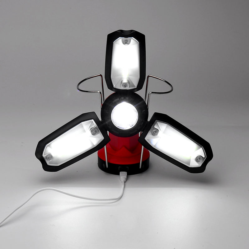 COB LED Work Folding Light USB Rechargeable Portable Emergency Flood Lamp Stand