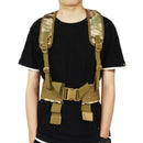 Adjustable Tactical Vest Outdoor Camping Belt Combat Shoulder Straps Hunting Clothing