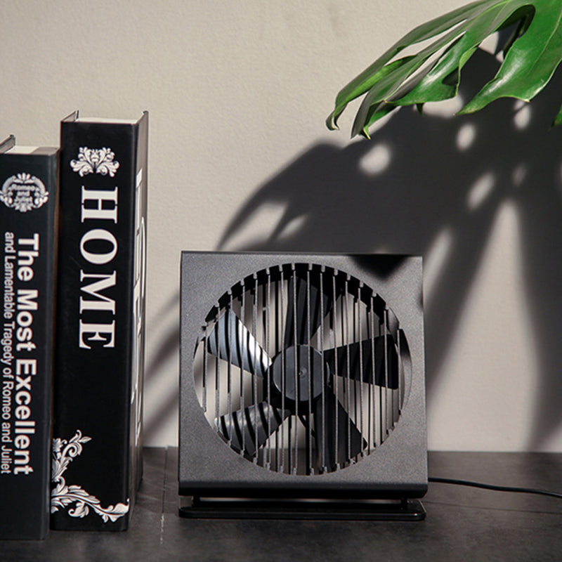 VH CE 7 Inch Portable Mini Metal Mute Fan Dual Mode Home Office Desk Brushless Motor Fan