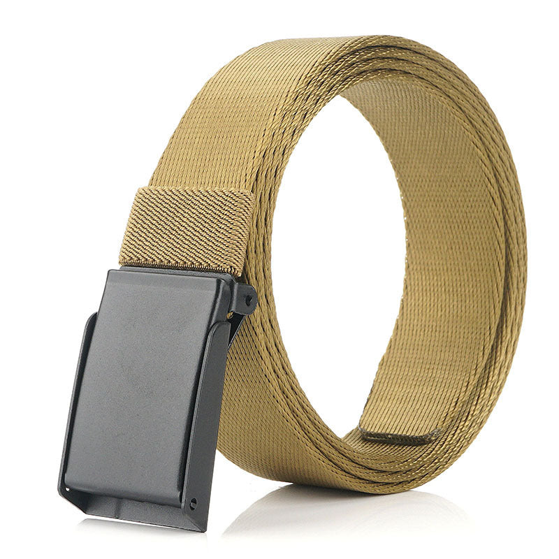 AWMN 120cm Nylon Belt Zinc Alloy Tactical Belts Quick Release Casual Belt