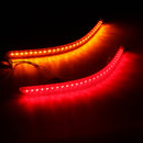2Pcs LED Rear Bumper Reflector Fog Light Brake Lamp for KIA Optima K5 2014-2015