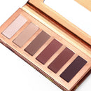 6 Colors Pumpkin Eyeshadow Palette Long-Lasting Eye Shadow Palette Smoky Eye Makeup Nose Shading Makeup