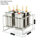 6 Cell Frozen Ice Cream Pop Mold Popsicle Maker Lolly Mould Tray Pan Kitchen DIY