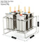 6 Cell Frozen Ice Cream Pop Mold Popsicle Maker Lolly Mould Tray Pan Kitchen DIY