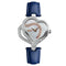 SKMEI 9161 Sweet Love Fashion Style Women Watches Crystal Leather Strap Quartz Watch