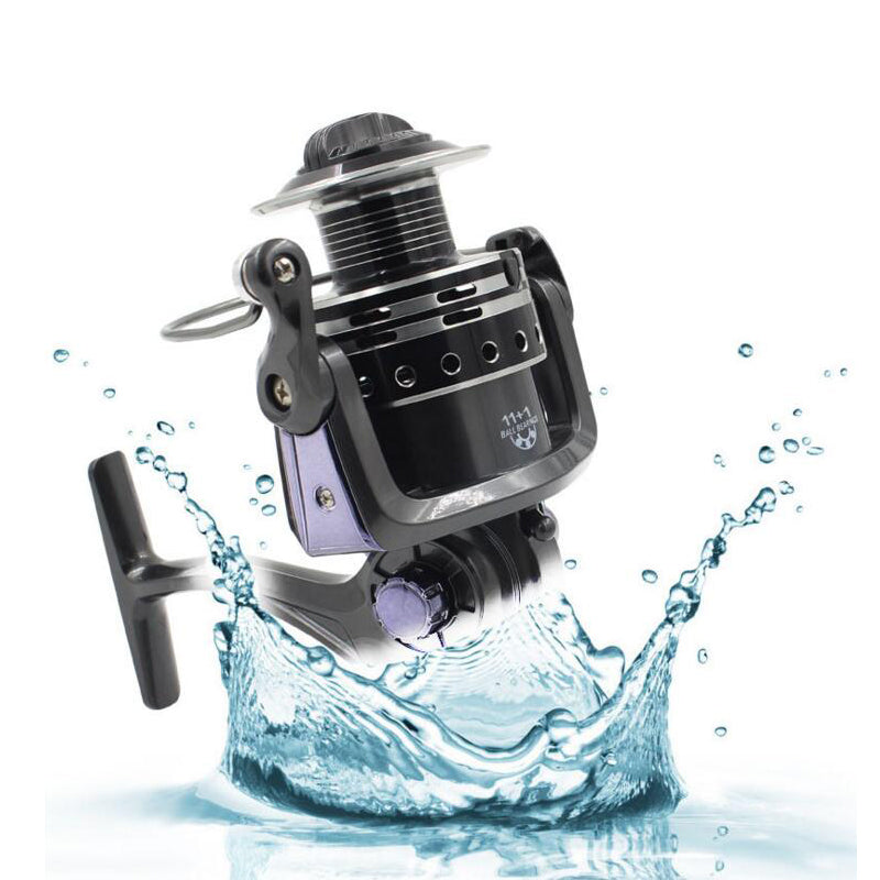 Bobing COONOR 11+1BB Spinning Fishing Reel GT4:7:1 Right/Left Handle Dual Brake System Carp Fishing