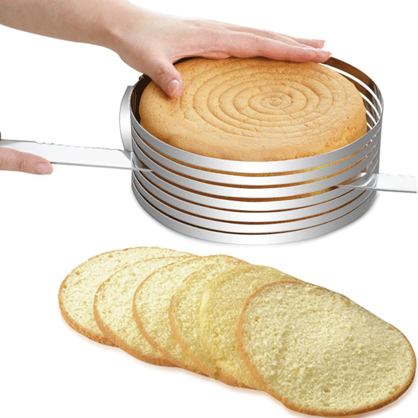 9-12Inch Stainless Steel Circle Mousse Ring Size Adjustable Cake Mould