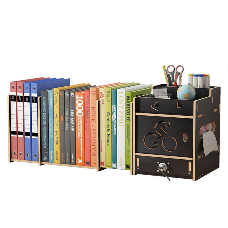 Adjustable Book Shelf Separate Pencil Pen Holder Storage Box Rack Desk Stationery Density Plate Desktop Organizer