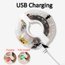7 Color USB LED RGB Wheel Hub Light Rechargeable Waterproof Bicycle Safety Lights Bike