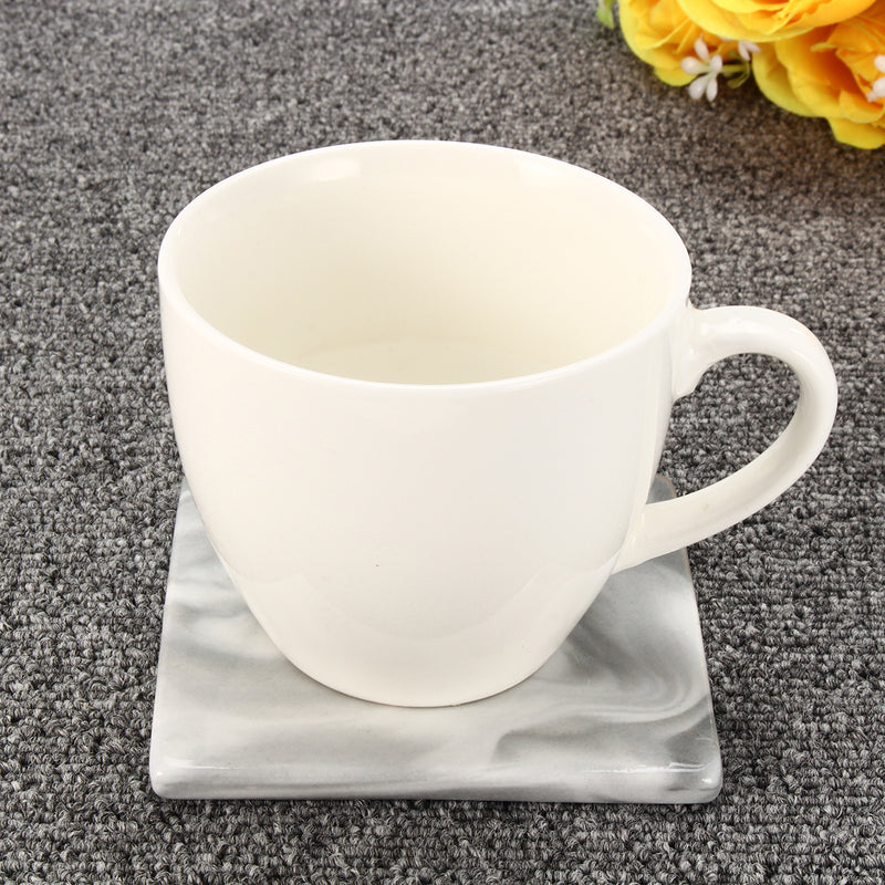 3 Pattern Set Marble Anti-Slip Ceramic Coaster Coffee Cup Mat Table Pads Decor