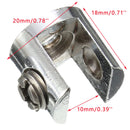 4pcs Shelves Support Brackets Clamp For Glass Wooden  Acrylic Shelves Hold 6-10 mm