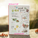 Coloffice 1PC Green Plant Cute Notebook Diary Weekly Hardcover or Student Stationery Notepad Hard Copy Book Gift Office School