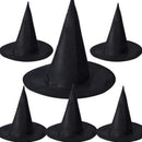 Halloween Witch Black Pointy Hat Adult Kids Cosplay Costumes 37 x38cm
