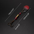 ZANLURE 30pcs Kinds of Fishing Lure Crankbaits Hooks Spinner Baits Assorted Tackle