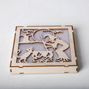 Loskii JM01496 Novetly Pattern LED Light Halloween Decorations Wall Lamp For Festive Party