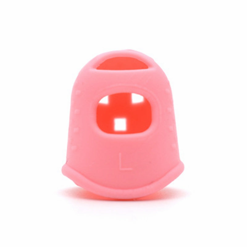 6pcs Silicone Guitar Finger Protector Finger Guards for Ukulele Guitar Practicing