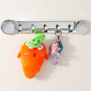 6 Hooks Wall Hook Mounted Rack Coat Robe Hat Cloth Hanging Hanger Holder