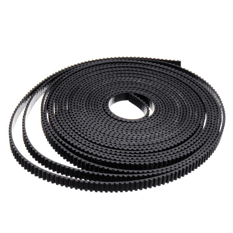 White/Black 5Meters GT2-6mm PU Open Timing Belt For Timing Pulley Reprap 3D Printer Parts