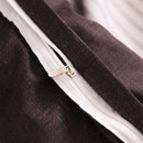 3 PCS Bedding Sets Stripe Style Quilt Cover Pillowcase For Queen Size