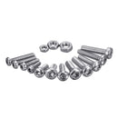 Suleve MXST1 480Pcs M2/M2.5/M3 Torx Machine Screw 304 Stainless Steel Pan Head Bolt Nut Assortment