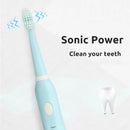 5 Gears Electric Toothbrush Sonic Power Waterproof USB Fast Charging Oral Care