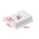 Machifit M8 T-Track Sliding Nut T Slot Nut For Woodworking Tool Slot Fastener