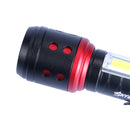 Skywolfeye E81 COB+XPE 4 Modes 300Lumens Zoomable Mini Portable LED Flashlight 14500/AA Battery Work Light