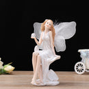 Angel Figurines Beautiful Fairy Ornament Statue Home Decorations European Style Resin Gifts