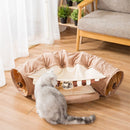 Pet Dog Cat Tunnel Bed Soft Cushion Winter Warm Kennel Mat Pad Blanket
