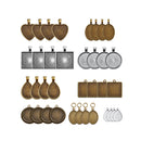 75pcs Casting Molds Jewelry Making Silicone Molds Pendant Trays Tools Kit