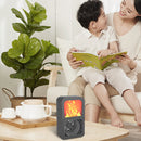 XMUND SH01 400W Mini Heater 3D Fireplace Portable Winter Warmer Heating Fan With Adapter plug