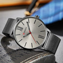 CURREN 8238 Men Watch Luxury Ultralight Simple Roman Numerals Dial Quartz Wrist Watch