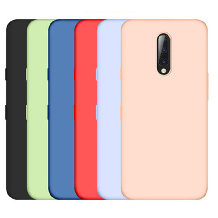 Bakeey Smooth Liquid Silicone Rubber Back Cover Protective Case for Oneplus 7 Pro