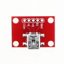 50pcs Mini USB Converter Module Convertsion Board For USB Mini-B Power Extension