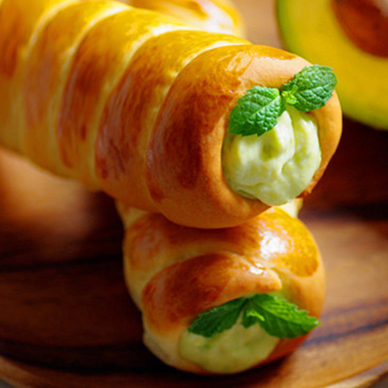 Stainless Steel Cylinder Shape Mold Croissant Roll Bread Baking Tool