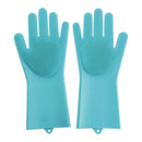 Magic Silicone Rubber Glove Dish Washing Cooking Glove Cleaning Heat Resistant Kitchen Tool