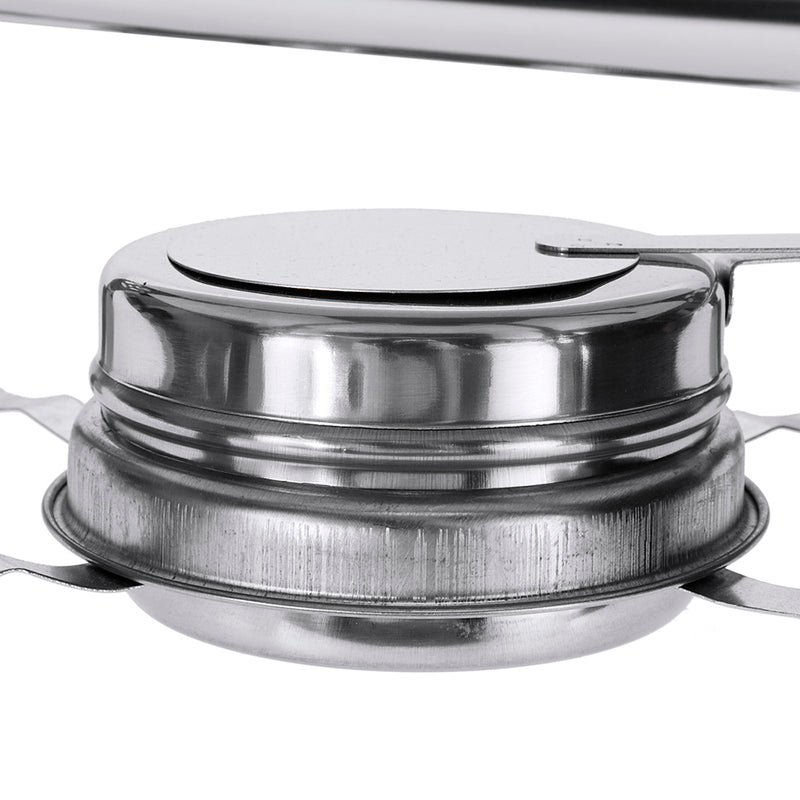 6L Stainless Steel Square Buffet Heating Stove Chafing Dish Buffet Stoves Caterer Wedding Party Food Warmer Tray Dinner Serving Simple Removal Buffet Stove