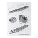 1:100 British Royal Navy HMS M15 M15-class Monitor DIY Handcraft Paper Model Kit Education Toys