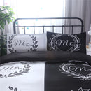 3 PCS Bedding Sets White And Black Quilt Cover Pillowcase For Queen Size