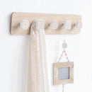 Wood Coat Hanger Wall Hook Clothes Hangers Key Holder Wall Mounted Coat Rack