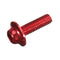 CNC Alloy Motorcycle Complete Fairing Bolt Bodywork Screws Nuts Kit For Kawasaki Red