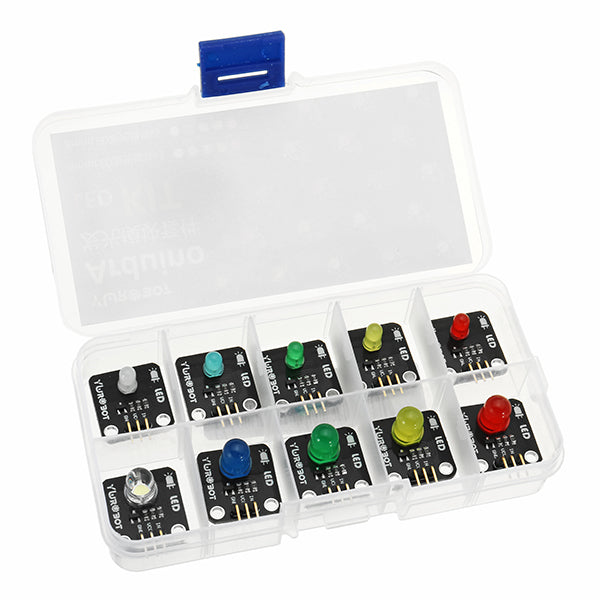 10 In 1 LED Luminous Module Board Kit Electronic Building Blocks For